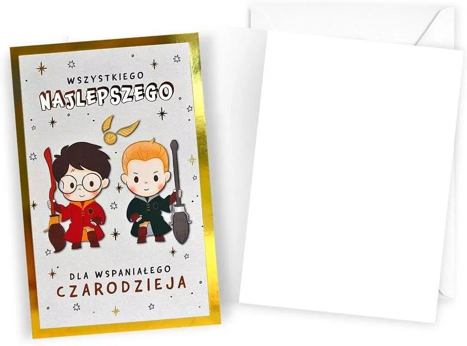 Karnet urodziny Harry Potter - tantis.pl