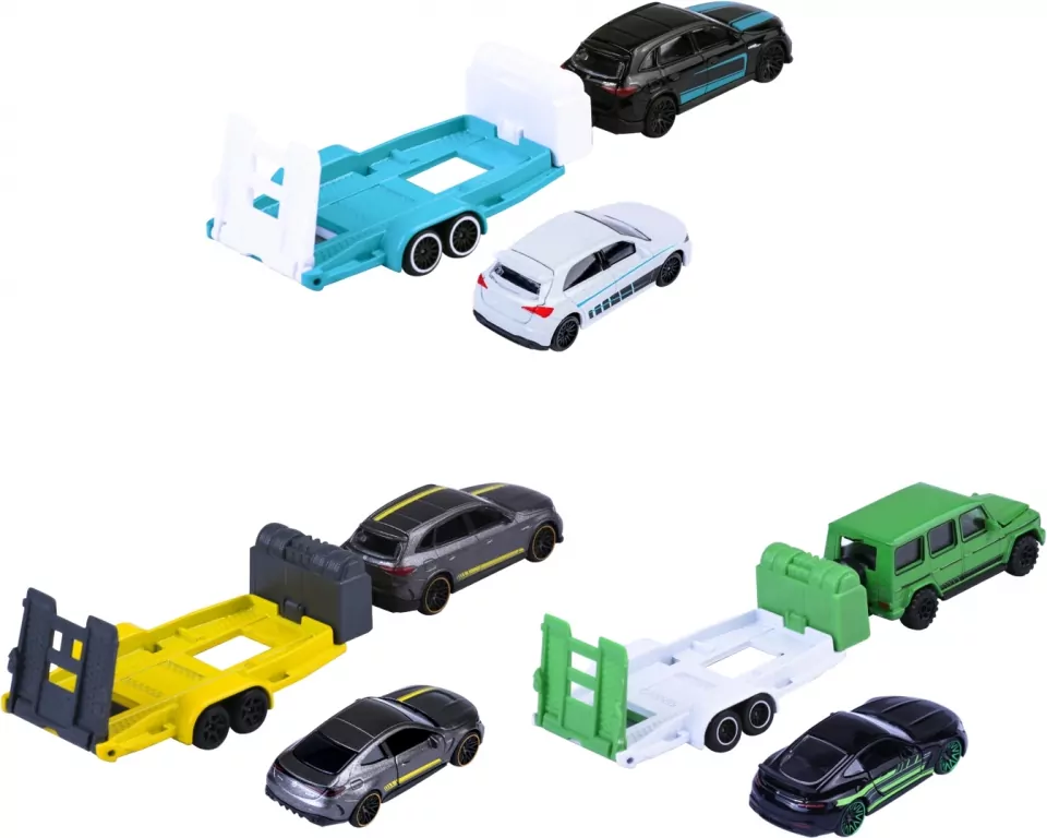 Majorette Mercedes AMG z przyczepą MIX - tantis.pl