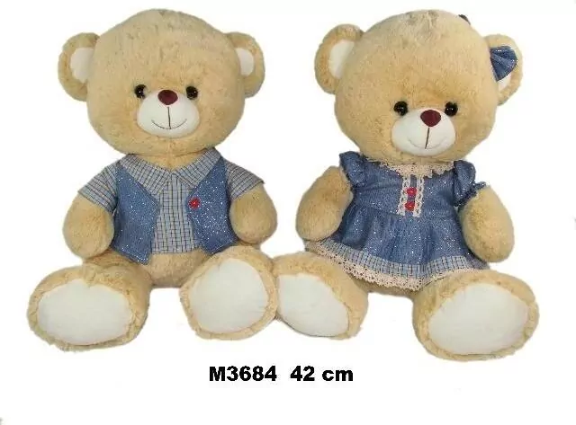 Miś w ubranku 42cm MIX - tantis.pl