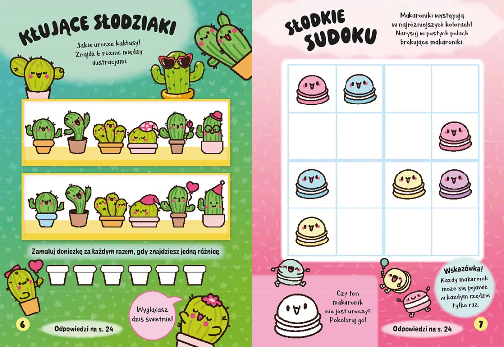 Przyjaciele kawaii. 100 wypukłych naklejek - tantis.pl
