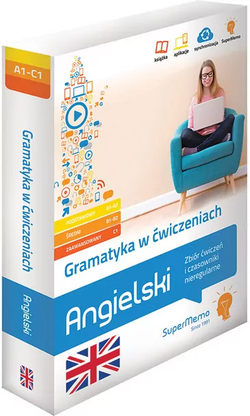 Gramatyka w ćwiczeniach. Angielski. Zbiór ćwiczeń i czasowniki nieregularne - tantis.pl