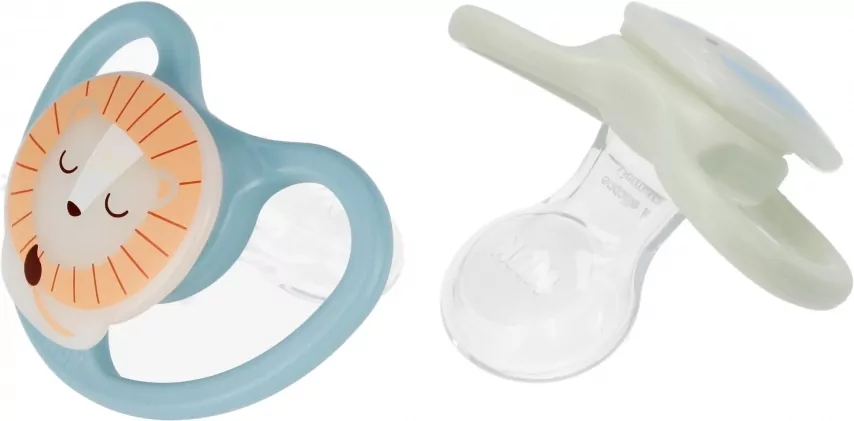 NUK. Space Night. Smoczki. 6-18 miesięcy. Lew i kosmos - tantis.pl