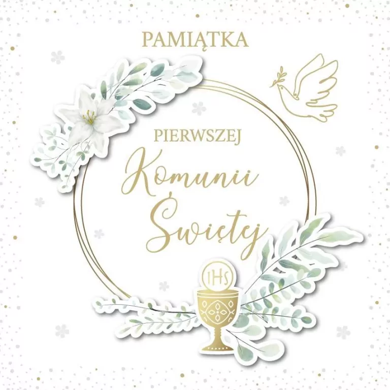 Pamiątka książeczka Komunia - tantis.pl