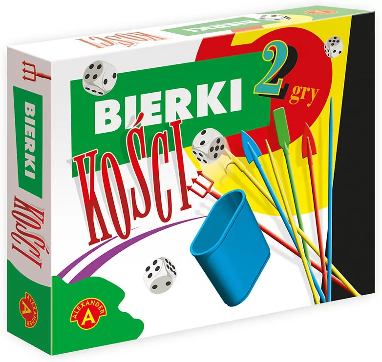Alexander. Gry 2w1. Bierki i Kości - tantis.pl
