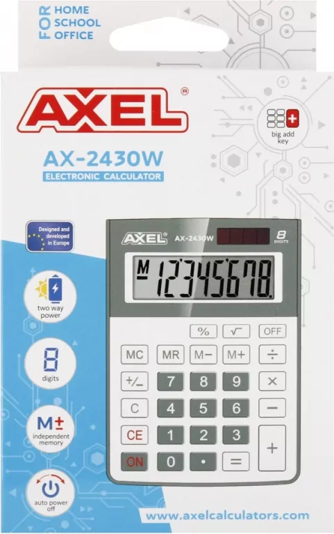 Kalkulator Axel AX-2430W - tantis.pl