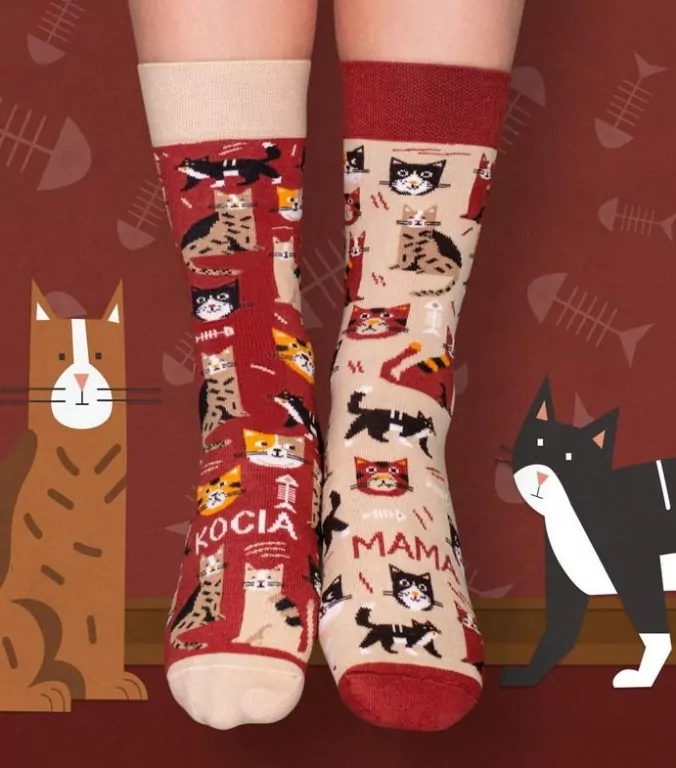 Skarpety: Kocia Mama 35-38 - tantis.pl