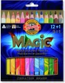 Kredki trójkolorowe. Magic 3w1. 12+1 kolorów - tantis.pl