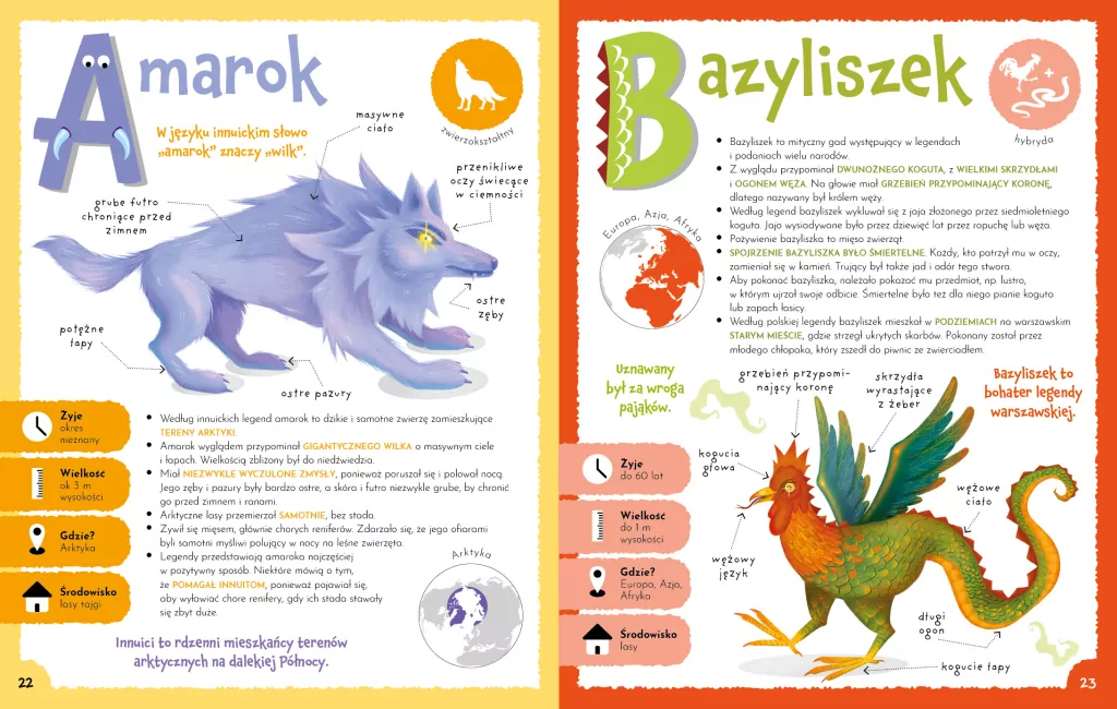 Książkożercy. Moje pierwsze ABC. Stwory i inne.. - tantis.pl