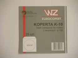 Wz Eurocopert. Koperta na CD, biała