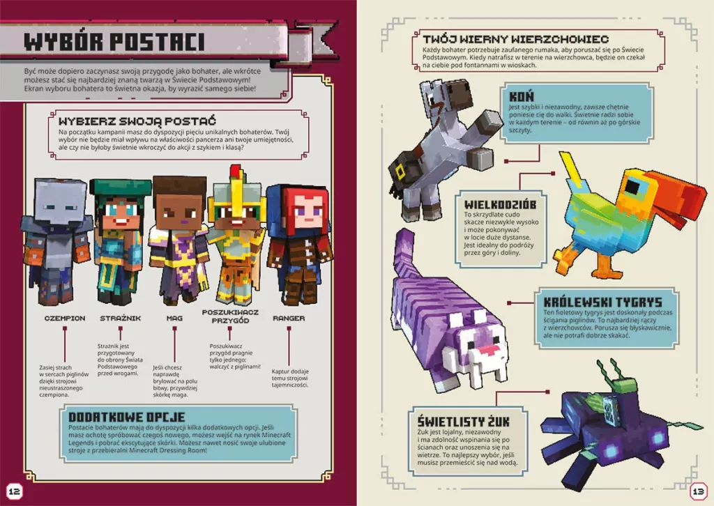 Podręcznik ratowania Świata Podstawowego. Minecraft Legends - tantis.pl