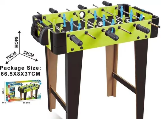 Piłkarzyki drewno długie nóżki 70x59x64cm