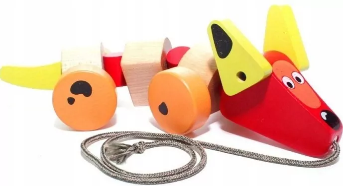 Zabawka do ciągnięcia. Piesek - tantis.pl