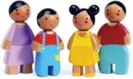 Rodzinka Sunny Doll drewniane - tantis.pl