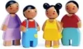 Rodzinka Sunny Doll drewniane - tantis.pl