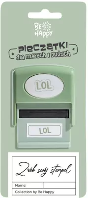 Pieczątka z napisem - LOL