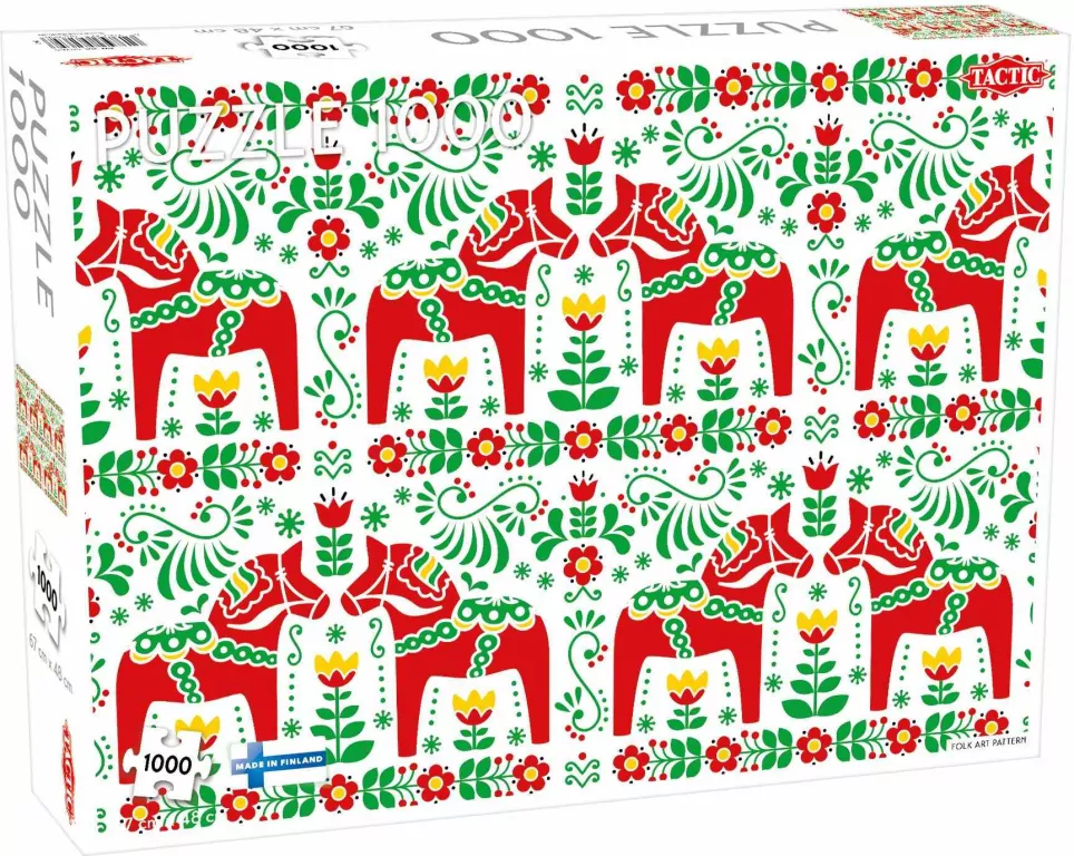 Puzzle 1000 Folk Art Pattern - tantis.pl