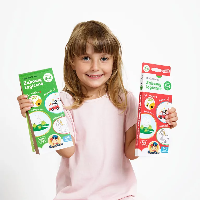 Zabawy logiczne dla dzieci od 3-4 lat CzuCzu Uczy - tantis.pl