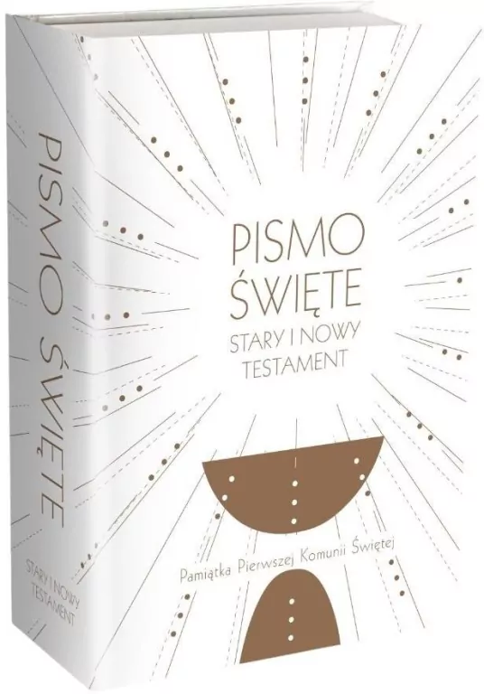 Pismo Święte ST i NT B5 Pamiątka I Komunii Świętej - tantis.pl