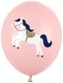 Balony Konik Pastel Pale Pink 30cm 6szt - tantis.pl