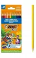Kredki drewniane Kids Smooth ECO 12szt BIC - tantis.pl