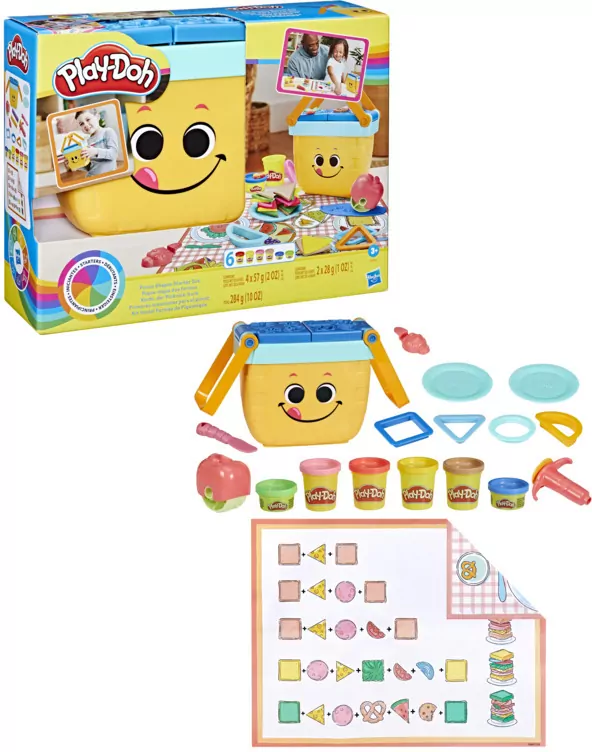 Hasbro. Play-Doh Starters piknik i nauka kształtów - tantis.pl