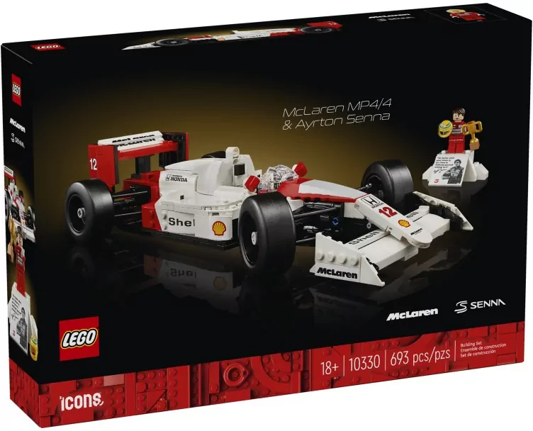 LEGO® Icons. McLaren MP4/4 i Ayrton Senna 10330 - tantis.pl