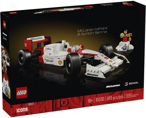 LEGO® Icons. McLaren MP4/4 i Ayrton Senna 10330