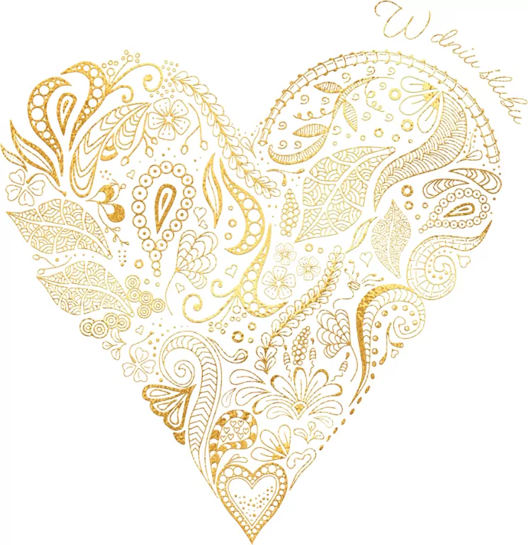 Karnet KWD z bilecikiem HS Ślub Serce - tantis.pl