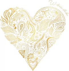 Karnet KWD z bilecikiem HS Ślub Serce