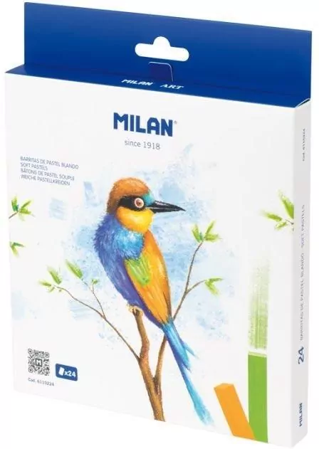 Pastele miękkie 24 kolorów MILAN - tantis.pl