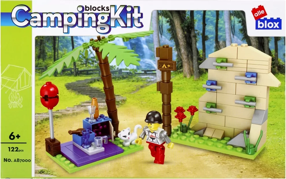 Klocki konstrukcyjne Kamping ALLEBLOX - tantis.pl