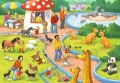 Ravensburger. Puzzle 2x24. Dzień w Zoo - tantis.pl