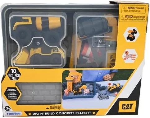 CAT pojazdy budowlane+masa plast.walizka 83416 - tantis.pl