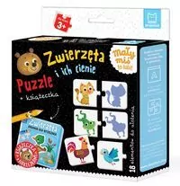 Zwierzęta i ich cienie. Puzzle + książeczka