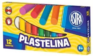 Plastelina 12 kolorów. Astra - tantis.pl