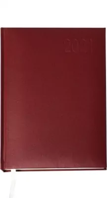KALENDARZ KSIAZ A5 OPR TW DZIENNY MERKURY BORDO