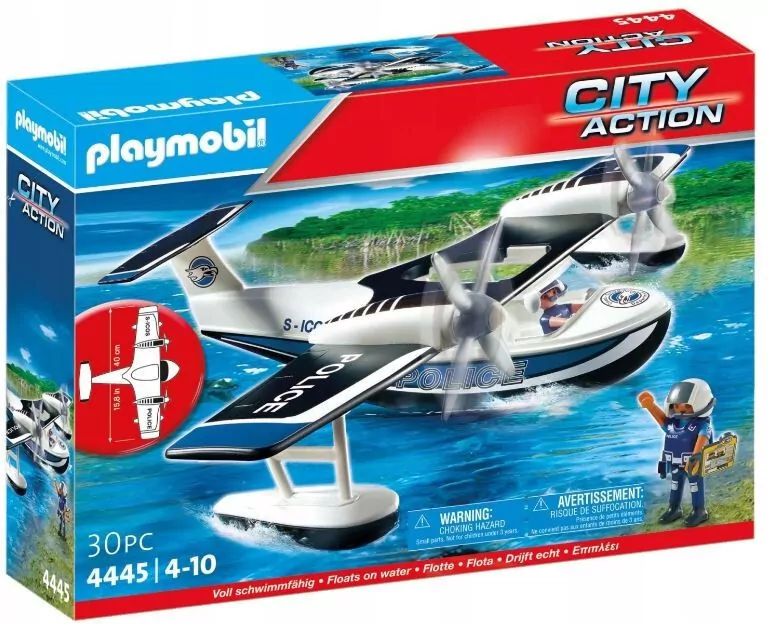 Wodolot policyjny. Zestaw figurek City Action 4445 - tantis.pl