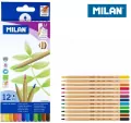Kredki ołówkowe metalizowane 12 kolorów MILAN - tantis.pl