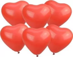 ARPEX. Balony serca czerwone 28cm, 100 sztuk