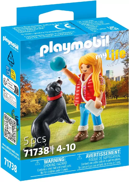 Playmobil Zabawa z psem 71738 - tantis.pl