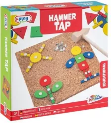 Tablica korkowa z figurami do przybijania