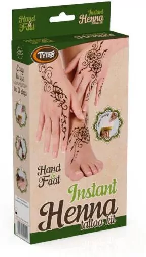 TYTOO Zestaw do tatuażu henną Dłonie i stopy 0202 - tantis.pl