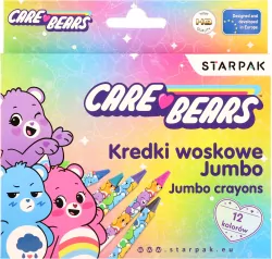 Kredki woskowe Jumbo. Care Bears