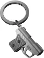 Brelok do kluczy 3D pistolet czarny - tantis.pl