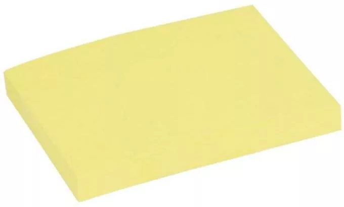 Notes samoprzylepny 75 x 100 mm. Żółty - tantis.pl