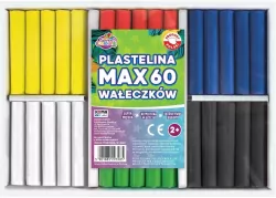 Plastelina MAX 60 wałeczków