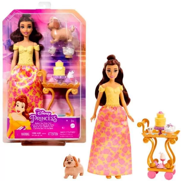 Lalka Disney. Princess Bella i wózek z podwieczorkiem - tantis.pl