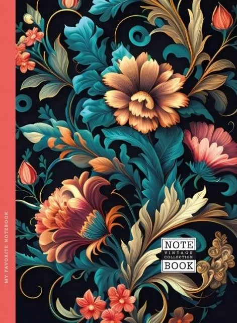 Notatnik ozdobny 143x200/64K kratka TW Flora FRESH - tantis.pl