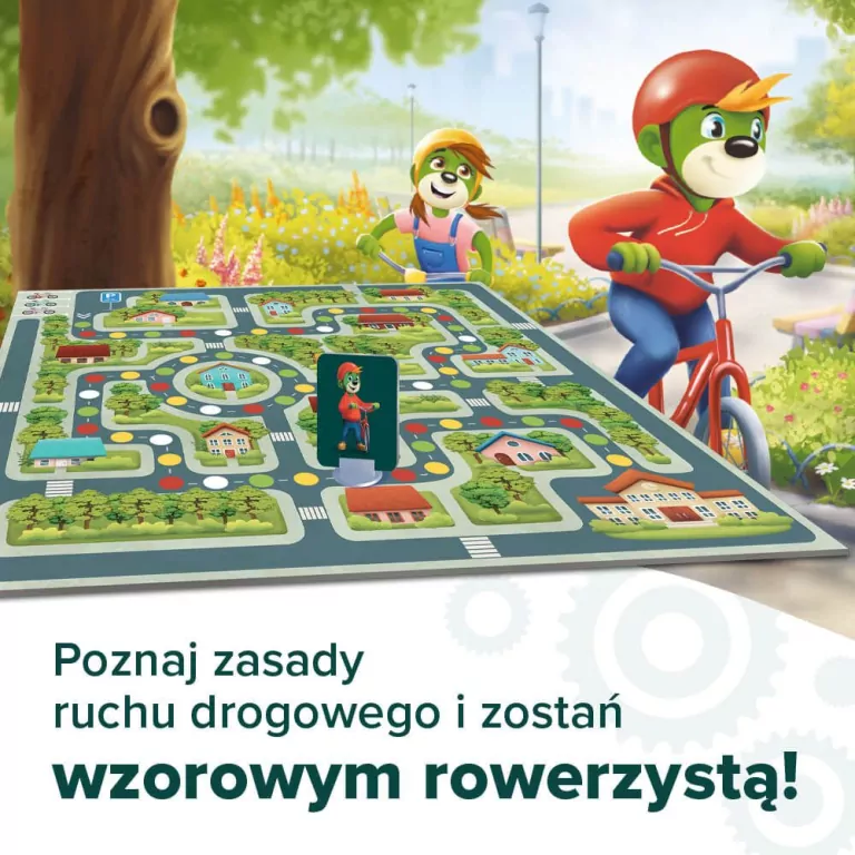 Karta rowerowa Kooperacyjna gra edukacyjna Trefl - tantis.pl