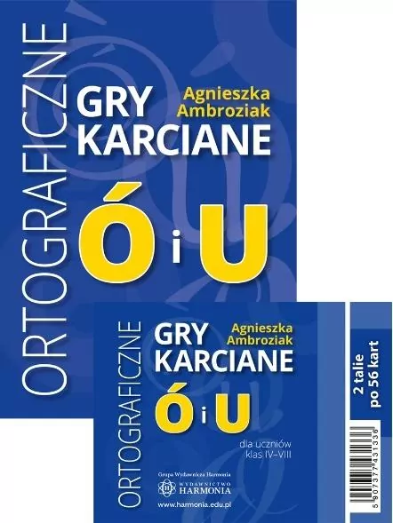 Ortograficzne gry karciane Ó i U dla klas 4-8 - tantis.pl